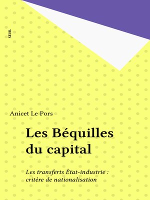 cover image of Les Béquilles du capital
